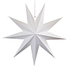 Звезда 60 см девятиконечная, белый