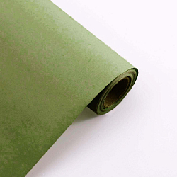Цветная крафт бумага в рулонах 80г 58см х 8м, св.зеленый