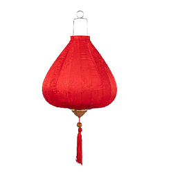 Вьетнамский фонарик 12" Тыква красный 816