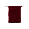 Мешочек велюровый 12х16 см, бордовый